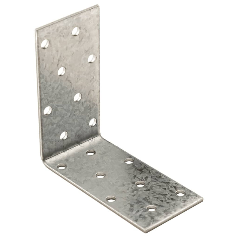 Load image into Gallery viewer, Vidaxl hoekbeugels 40 stuks 2 mm 80x40x80 mm gegalvaniseerd staal
