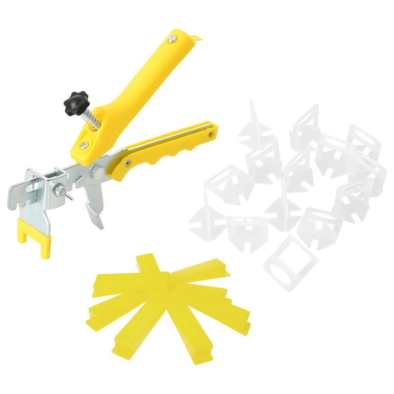Load image into Gallery viewer, Vidaxl nivelleringssysteem voor tegels 500 wiggen 2500 klemmen 2 mm
