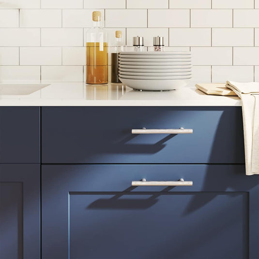 Vidaxl handvatten 10 st hartafstand 96 mm totale lengte 150 mm zilver