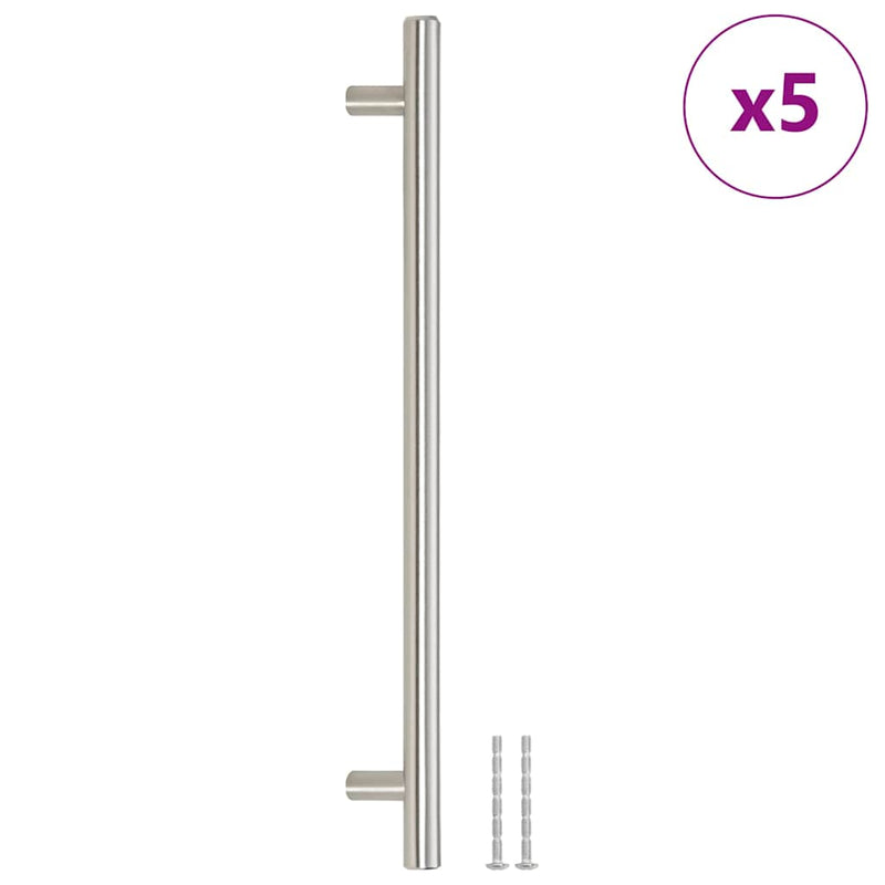 Load image into Gallery viewer, Vidaxl handvatten 5 st 224 mm roestvrij staal zilverkleurig
