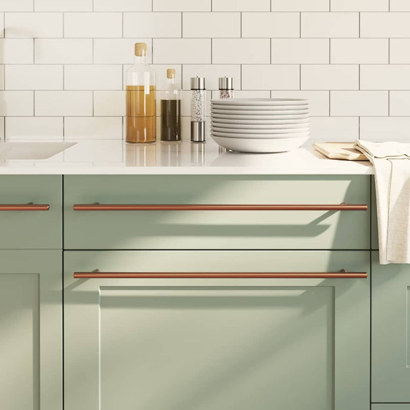 Load image into Gallery viewer, Vidaxl handvatten 5 st 480 mm roestvrij staal bronskleurig
