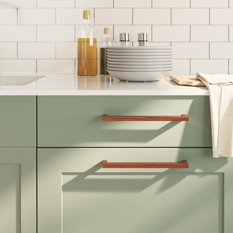 Load image into Gallery viewer, Vidaxl handvatten 5 st 224 mm roestvrij staal bronskleurig
