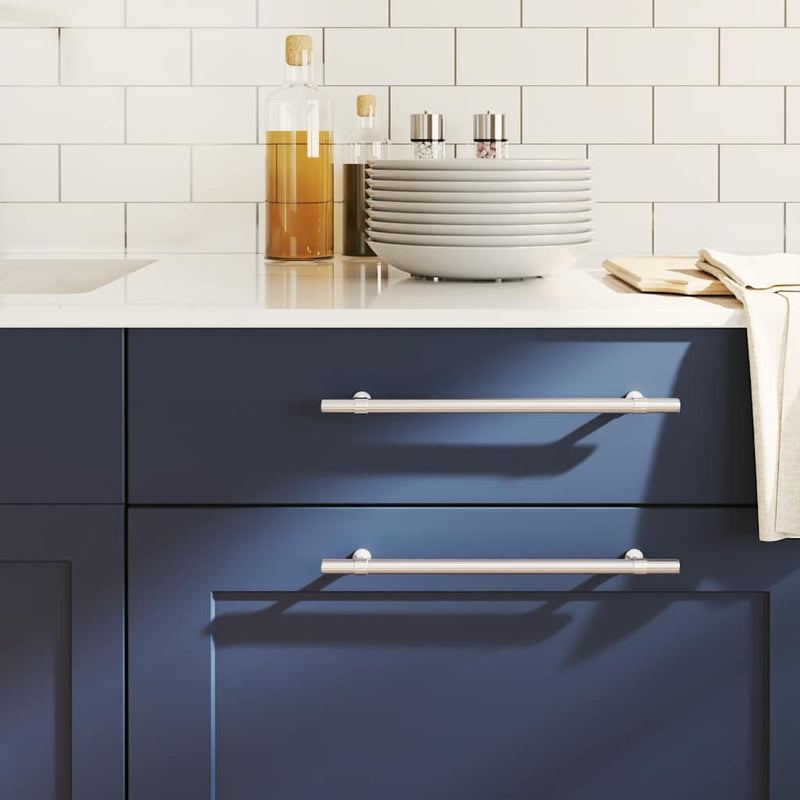 Load image into Gallery viewer, Vidaxl handvatten 5 st 224 mm roestvrij staal zilverkleurig
