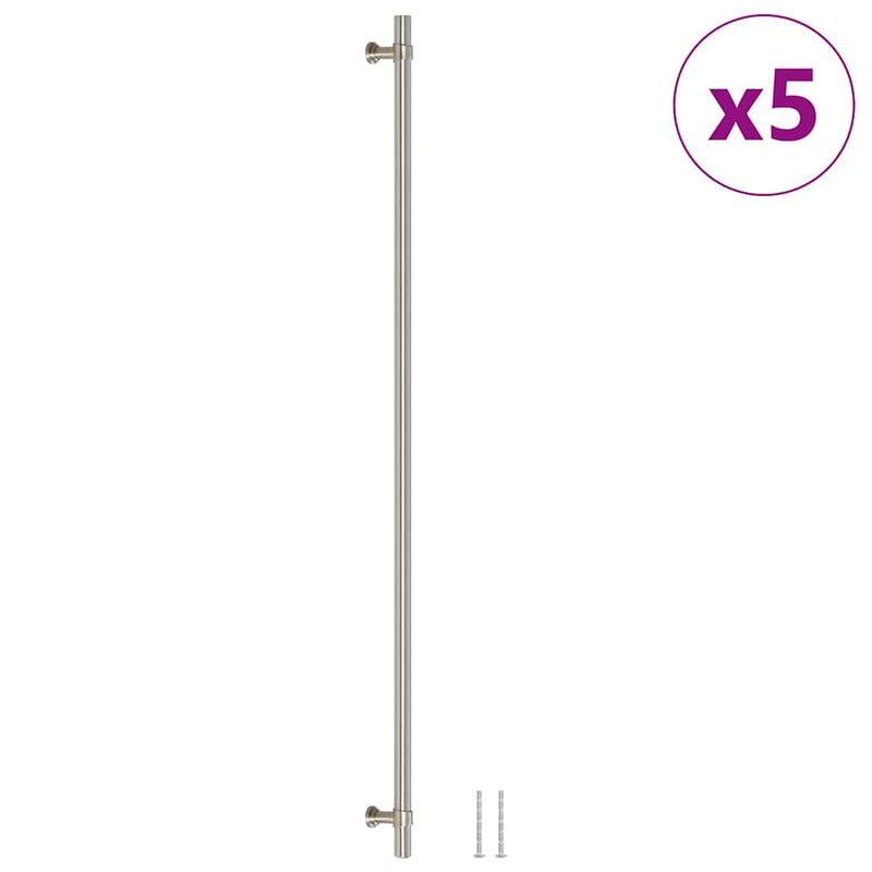 Load image into Gallery viewer, Vidaxl handvatten 5 st 480 mm roestvrij staal zilverkleurig
