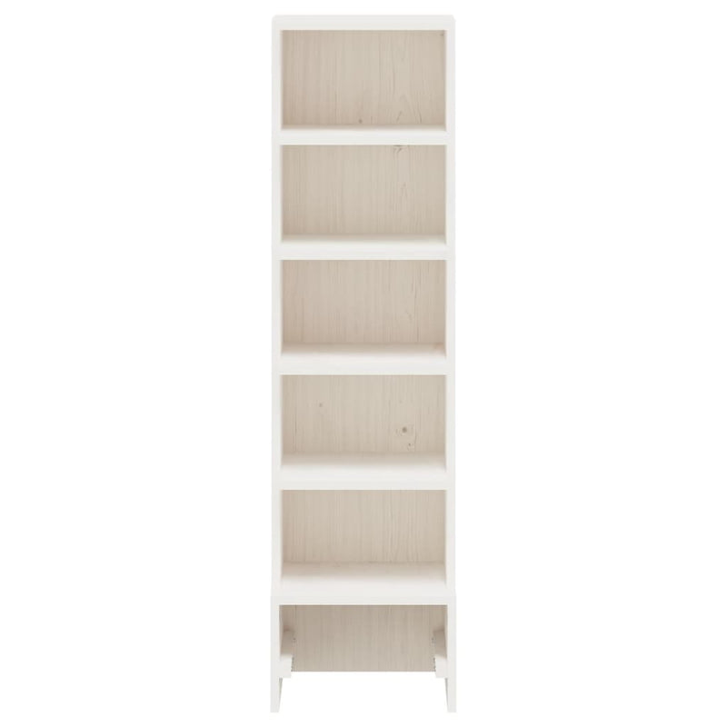 Load image into Gallery viewer, VidaXL Schoenenkast 28x30x104 cm massief grenenhout wit
