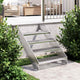 Vidaxl traptrede rooster 70x24x7 cm gegalvaniseerd staal