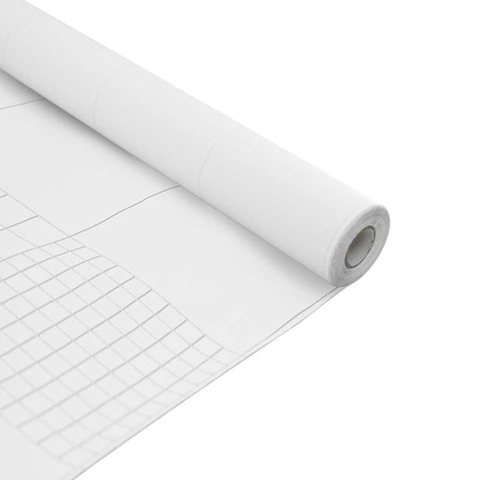 Vidaxl raamfolies mat pvc wit