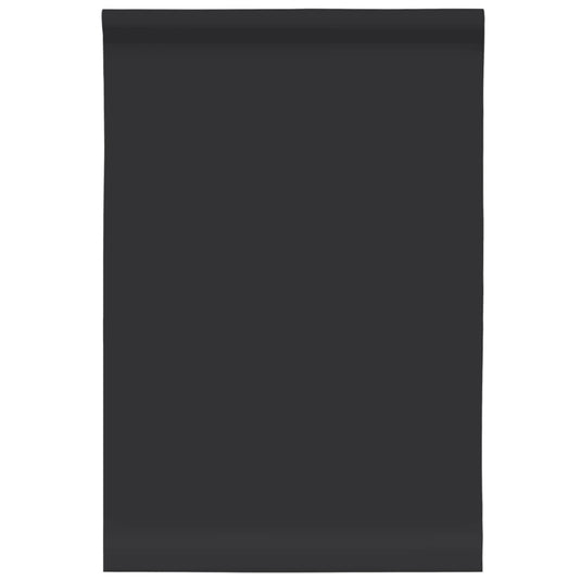Vidaxl meubelfolies zelfklevend 90x500 cm pvc matzwart