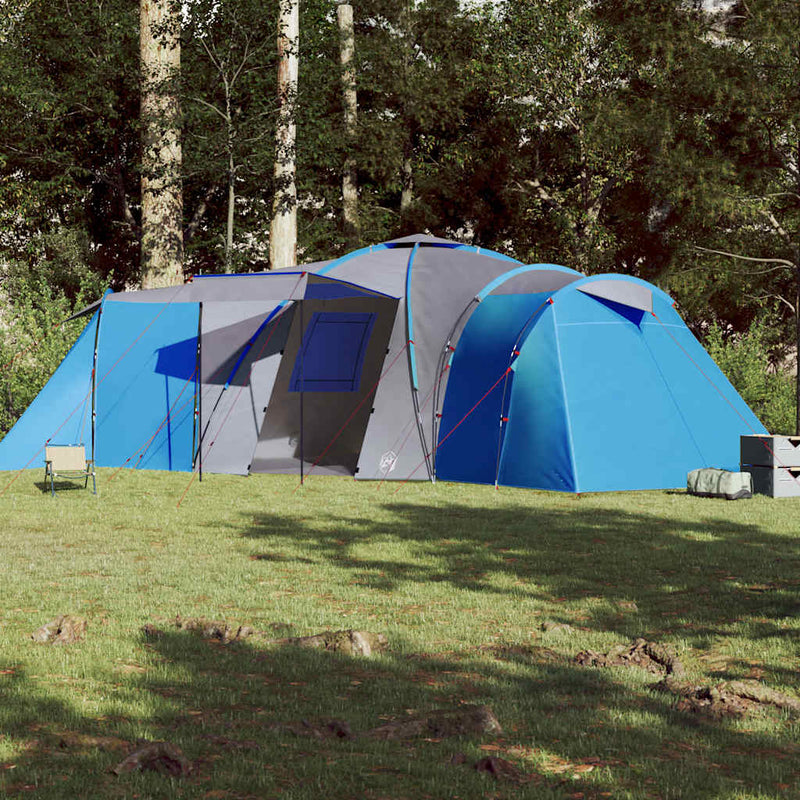 Load image into Gallery viewer, Vidaxl koepeltent 12-persoons waterdicht blauw
