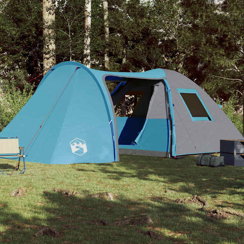 Load image into Gallery viewer, Vidaxl koepeltent 6-persoons waterdicht blauw
