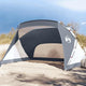 Vidaxl strandtent 274x178x170 148 cm 185t polyester grijs