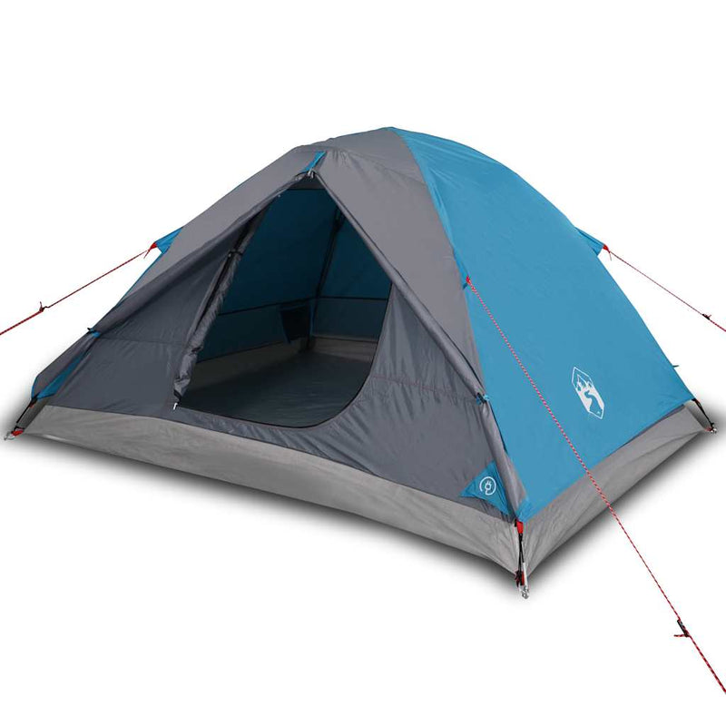 Load image into Gallery viewer, Vidaxl koepeltent 3-persoons waterdicht blauw
