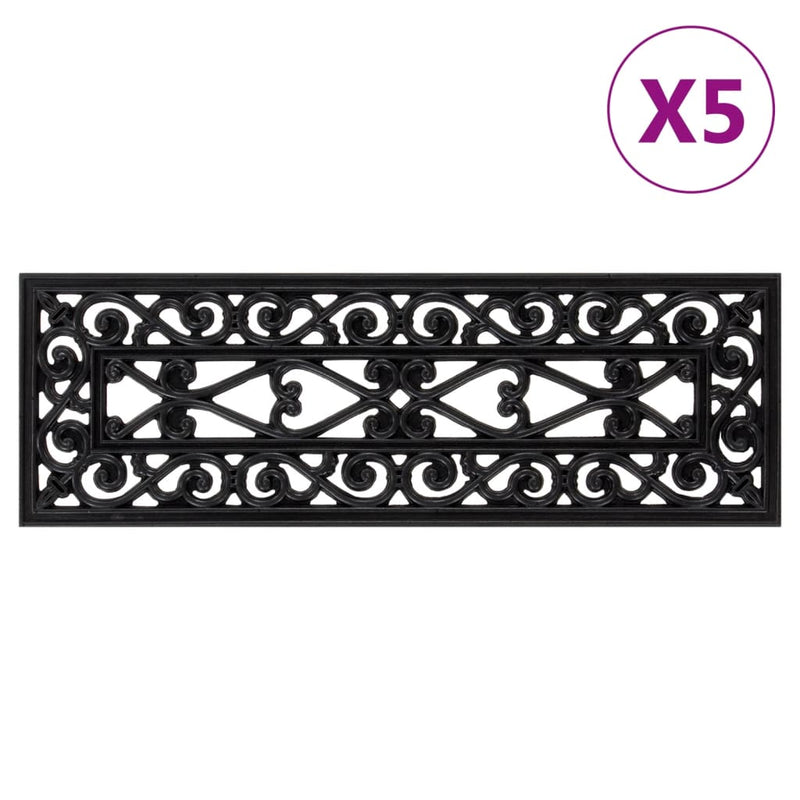 Load image into Gallery viewer, Vidaxl trapmatten 5 st 25x75 cm rubber

