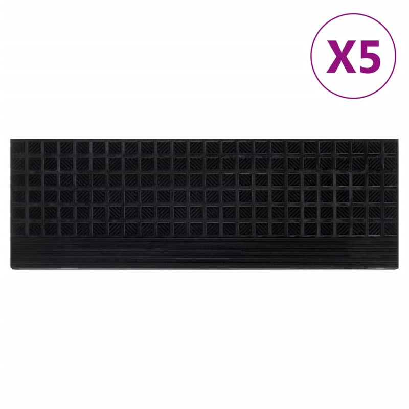 Load image into Gallery viewer, Vidaxl trapmatten 5 st 25x75 cm rubber
