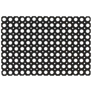 Vidaxl deurmat rechthoekig 60x80 cm rubber