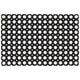 Vidaxl deurmat rechthoekig 60x80 cm rubber
