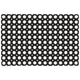 Vidaxl deurmat rechthoekig 40x60 cm rubber