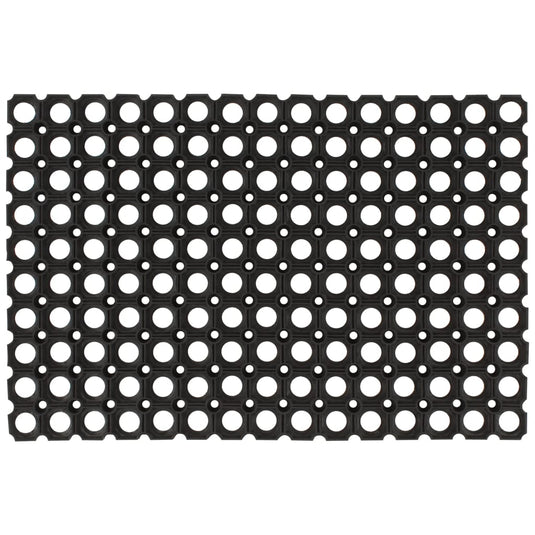 Vidaxl deurmat rechthoekig 60x80 cm rubber