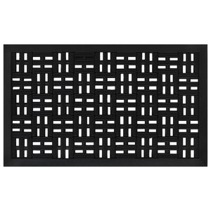 Vidaxl deurmat rechthoekig 45x75 cm rubber