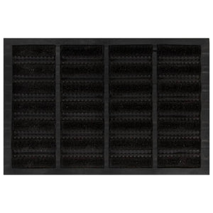 Vidaxl deurmat rechthoekig 40x60 cm rubber en kokosvezel