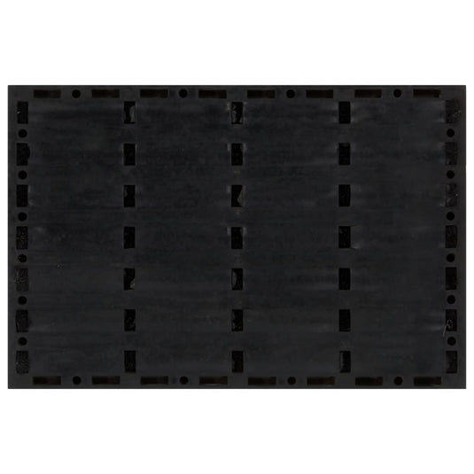 Vidaxl deurmat rechthoekig 40x60 cm rubber en kokosvezel