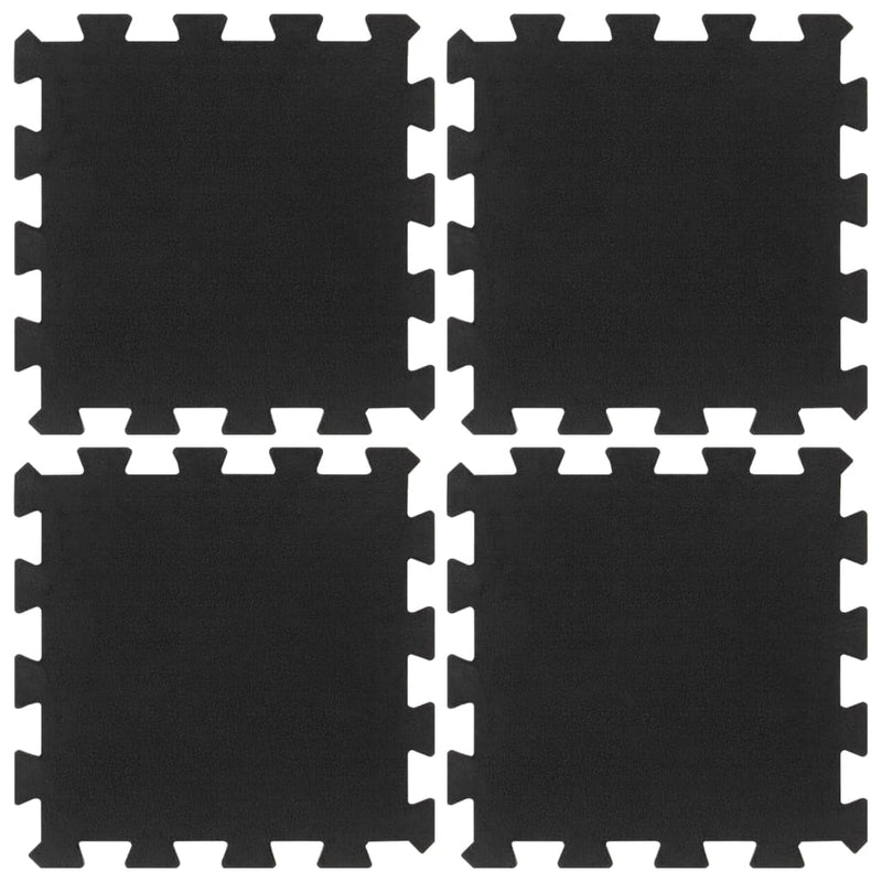Load image into Gallery viewer, Vidaxl rubbertegels 4 st 16 mm 30x30 cm zwart
