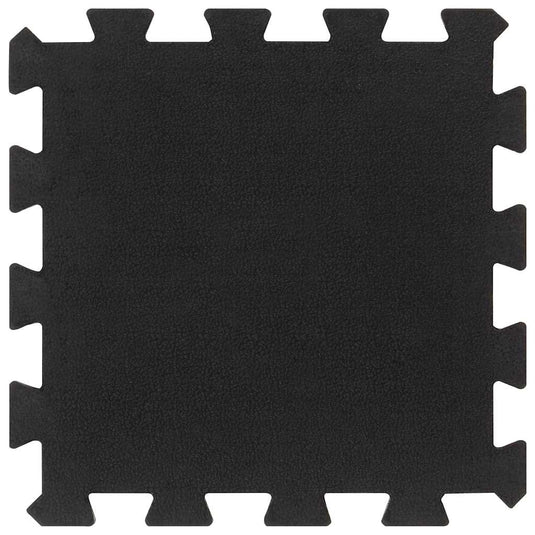 Vidaxl rubbertegels 16 st 16 mm 30x30 cm zwart