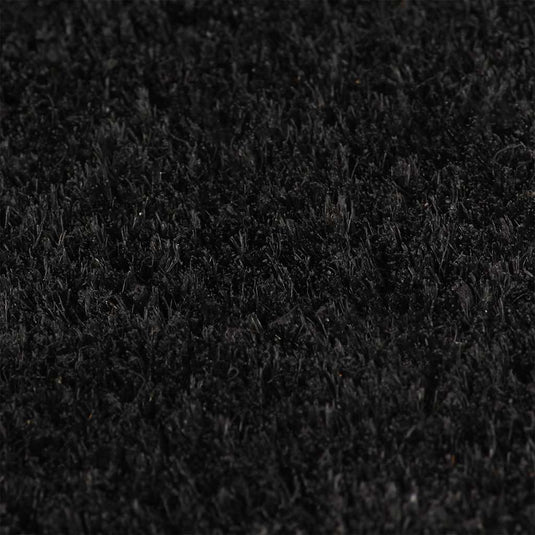 Vidaxl deurmat 40x60 cm getufte kokosvezel zwart