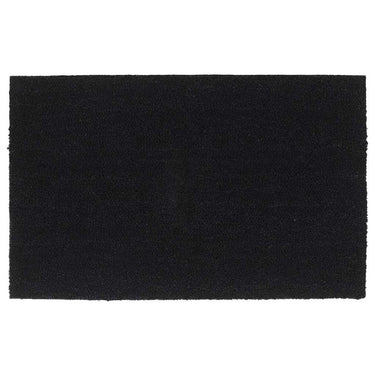 Vidaxl deurmat 50x80 cm getufte kokosvezel zwart