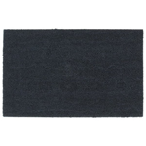 Vidaxl deurmat 50x80 cm getufte kokosvezel donkergrijs
