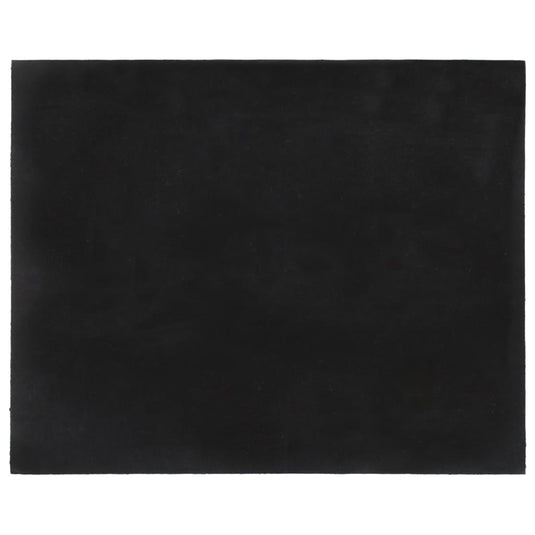 Vidaxl deurmat 80x100 cm getufte kokosvezel donkergrijs