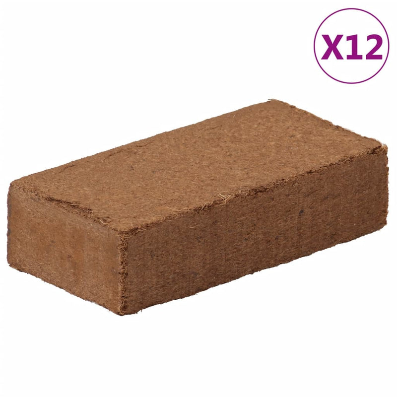 ギャラリービューアに画像をロードする, Vidaxl kokosvezelblokken 12 st 650 g elk 7,8 kg totaal
