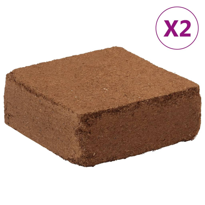 Load image into Gallery viewer, Vidaxl kokosvezelblokken 2 st 5 kg elk 10 kg totaal
