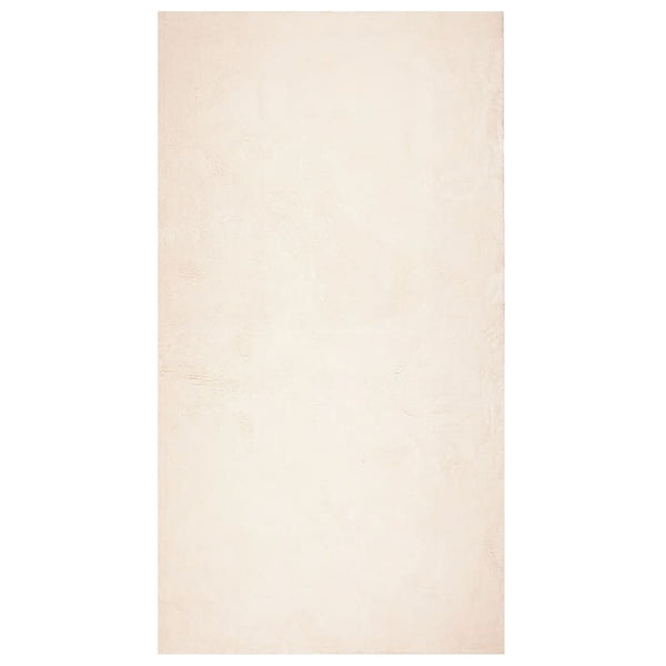 Vidaxl vloerkleed huarte laagpolig zacht wasbaar 80x150 cm beige