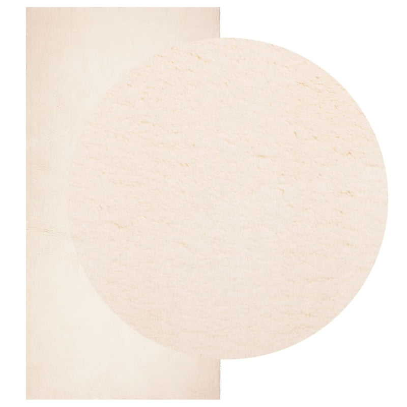Load image into Gallery viewer, Vidaxl vloerkleed huarte laagpolig zacht wasbaar 100x200 cm beige
