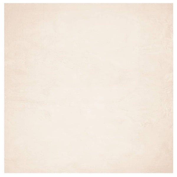 Vidaxl vloerkleed huarte laagpolig zacht wasbaar 120x120 cm beige