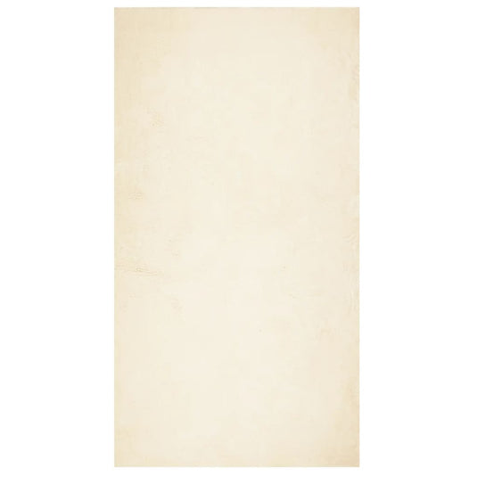 Vidaxl vloerkleed huarte laagpolig zacht wasbaar 60x110 cm crème