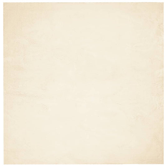 Vidaxl vloerkleed huarte laagpolig zacht wasbaar 200x200 cm crème