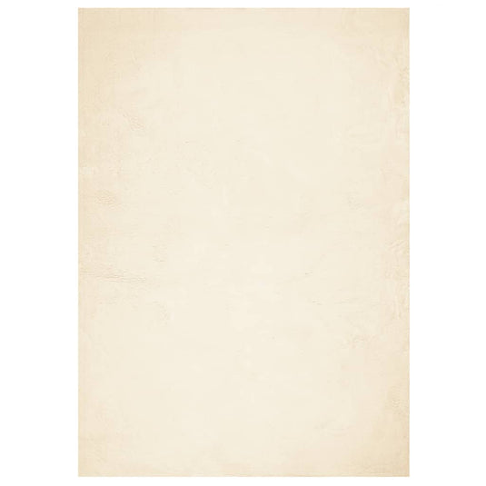 Vidaxl vloerkleed huarte laagpolig zacht wasbaar 200x280 cm crème