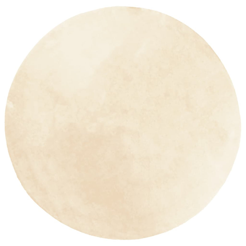 Load image into Gallery viewer, Vidaxl vloerkleed huarte laagpolig zacht wasbaar ø 100 cm crème
