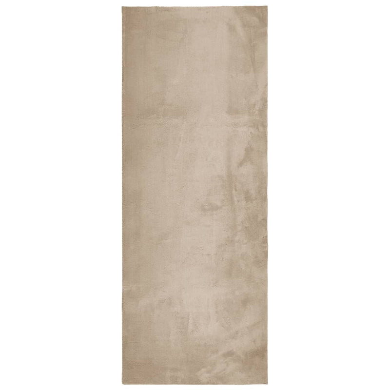 Load image into Gallery viewer, Vidaxl vloerkleed huarte laagpolig zacht wasbaar 80x200 cm zandkleurig
