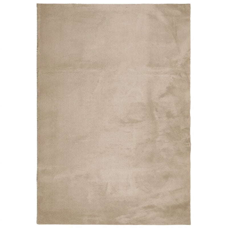 Load image into Gallery viewer, Vidaxl vloerkleed huarte laagpolig zacht wasbaar 140x200cm zandkleurig
