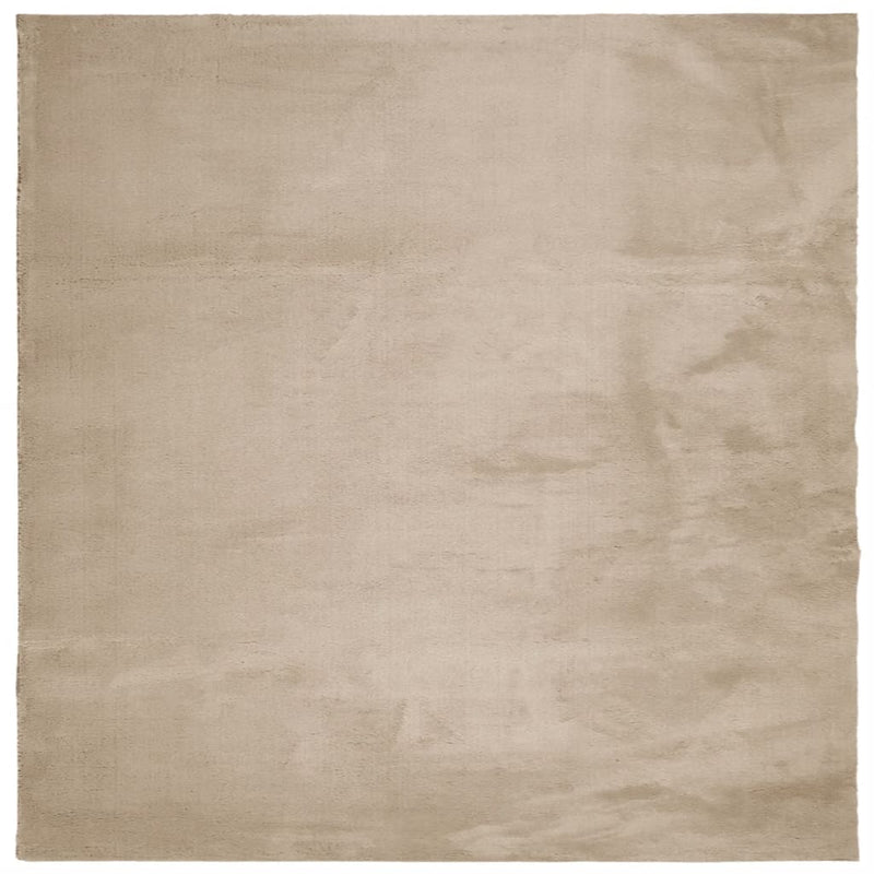 Load image into Gallery viewer, Vidaxl vloerkleed huarte laagpolig zacht wasbaar 200x200cm zandkleurig
