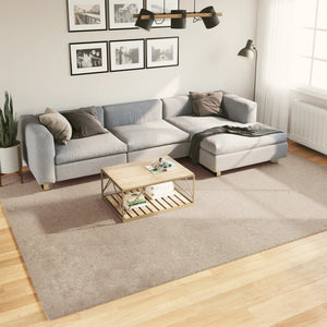 Vidaxl vloerkleed huarte laagpolig zacht wasbaar 240x340cm zandkleurig