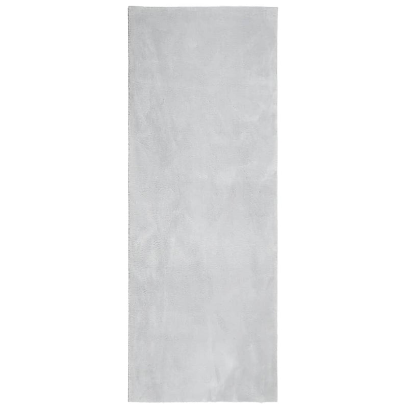 Load image into Gallery viewer, Vidaxl vloerkleed huarte laagpolig zacht wasbaar 80x200 cm grijs
