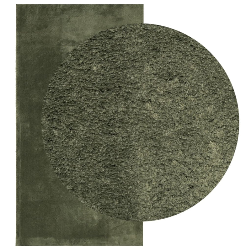 Load image into Gallery viewer, Vidaxl vloerkleed huarte laagpolig zacht wasbaar 60x110 cm bosgroen
