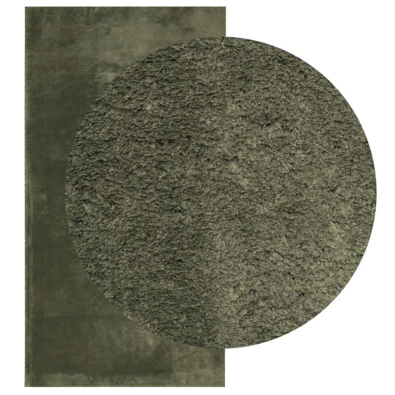 Load image into Gallery viewer, Vidaxl vloerkleed huarte laagpolig zacht wasbaar 80x150 cm bosgroen
