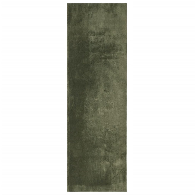 Load image into Gallery viewer, Vidaxl vloerkleed huarte laagpolig zacht wasbaar 80x250 cm bosgroen
