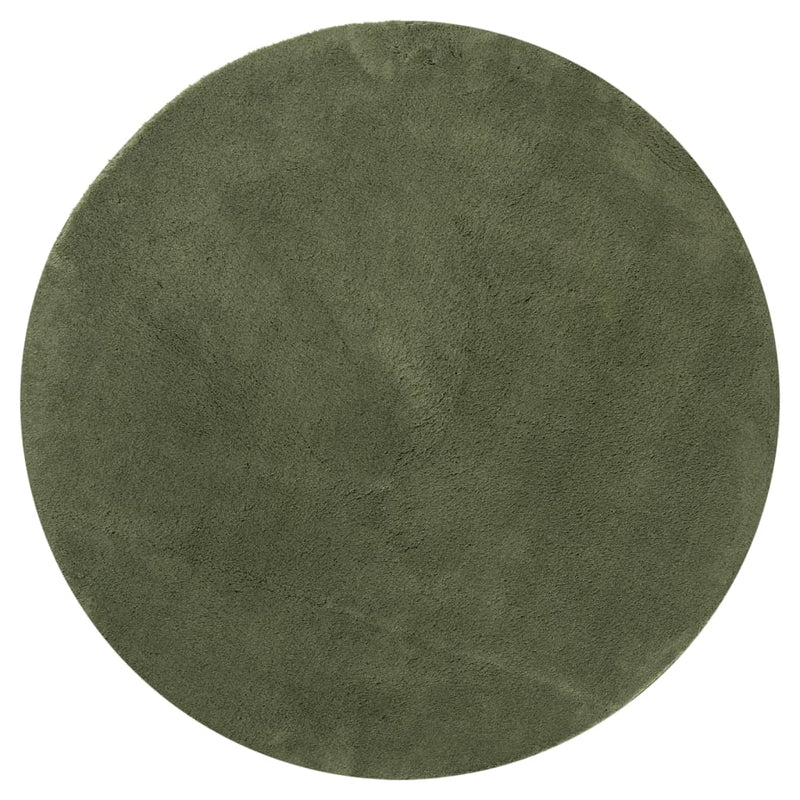 Load image into Gallery viewer, Vidaxl vloerkleed huarte laagpolig zacht wasbaar ø 160 cm bosgroen
