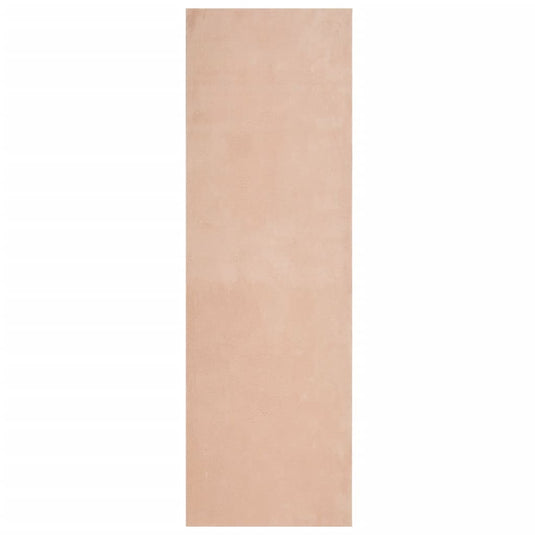 Vidaxl vloerkleed huarte laagpolig zacht wasbaar 80x250 cm roze